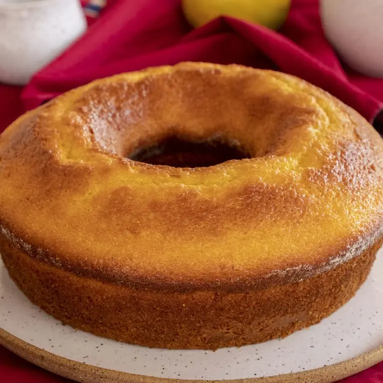 Bolo de Fubá Vegano Fácil