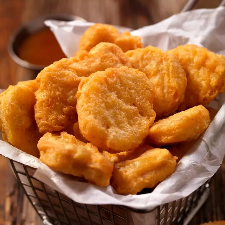 Nuggets Veganos de Grão-de-Bico